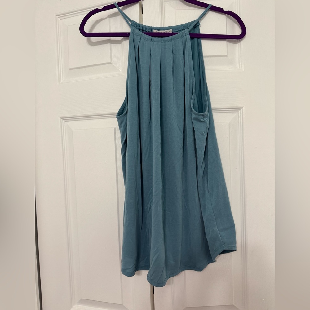 Halter Light Blue Top